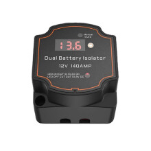 Smart Dual Battery Isolator 12V 140A Relè digitale sensibile alla tensione VSR Split Charge per camper Ca