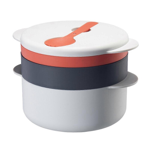 Microwave Cookware Steamer, Kitchen Microwave Vegetables Cooker Microwave Steaming Container with Handle