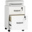 Homcom HOMCOM Roll File Cabinet with Drawer, Organiser Letter Size, White 2