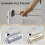 Homcom HOMCOM Roll File Cabinet with Drawer, Organiser Letter Size, White 5