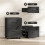 Homcom HOMCOM Roll File Cabinet with Drawer, Organiser Letter Size, Black 3