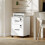 Homcom HOMCOM Roll File Cabinet with Drawer, Organiser Letter Size, White 9