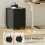 Homcom HOMCOM Roll File Cabinet with Drawer, Organiser Letter Size, Black 6