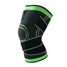 (style1) Genouill??res de sport ?? sangle, ?? compression et enroulement, pour cyclisme, basketball, fitness, course ?? pied