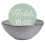 Modern Chic Ribbed Ceramic Stoneware Dinnerware Bowls Set of 4 - Slate Grey 2