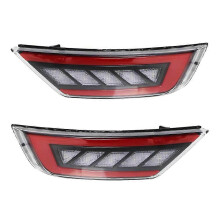 2Pcs LED Rear Bumper Reflector Light for Ford Focus 2 MK2 Hatchback Ecosport Escape Kuga 2009-2020 Rear Signal Fog Lamp