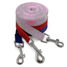 (12 m x 2 cm, rose) Laisse de 50 m pour chien de grande race, id??ale pour le pistage en ext??rieur.
