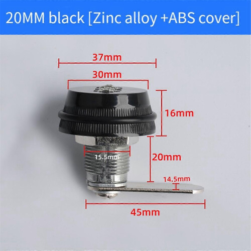 20mm Mechanical Combination Lock for Office Filing Cabinet 1