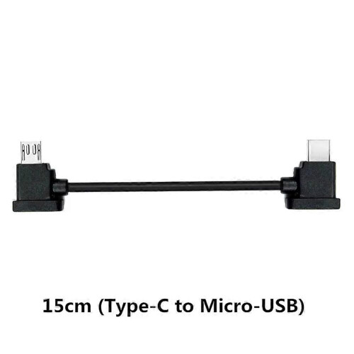 Remote Control Data Cable for DJI Mavic Mini/SE/Mavic 2/Mavic Pro/Air Type C to Micro-USB Connector Line 1