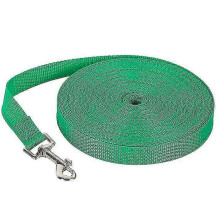 (12 m x 2 cm, vert) Laisse de 50 m pour chien de grande race, id??ale pour le pistage en ext??rieur.