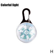 LED Waterproof Pet Dog Cat Collar Night Clip Tag Flashing Light Safety K8M5