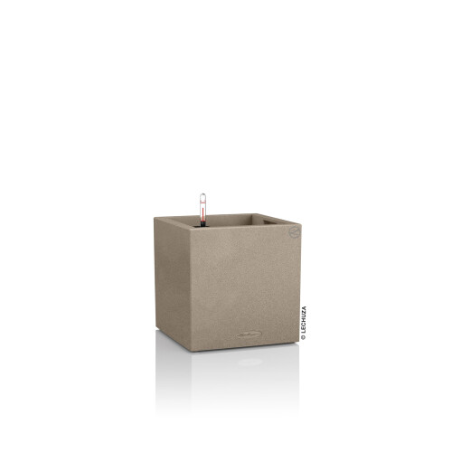 LECHUZA CANTO Stone 40 low sand beige 13721