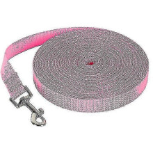 (1,2 m * 2 cm, rose) Laisse de 50 m pour chien de grande race, id??ale pour le pistage en ext??rieur.