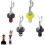 Ensemble de 4 bouchons  vin sous vide  levier, rutilisables et scells, cadeau idal 1