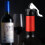 Ensemble de 4 bouchons  vin sous vide  levier, rutilisables et scells, cadeau idal 4