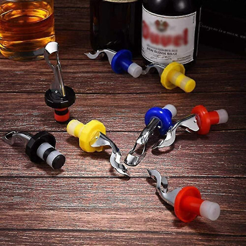 Ensemble de 4 bouchons  vin sous vide  levier, rutilisables et scells, cadeau idal 1