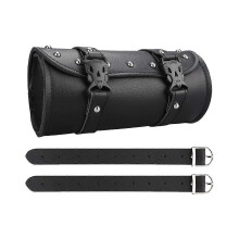 Borse laterali in pelle per forcella moto, nere, per manubrio Harley Sportster Touring - Borse e bagagli -