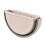 Foldable Plastic Hanging Bin Semi-Circular Wall-Mounted Kitchen Waste Bin Beige Compact Space-Saving Design Durable Material Easy Installation For Hom 1