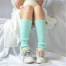 (Colour9) Gu??tres chaudes d'hiver pour femmes, chaussettes longues tricot??es au crochet --