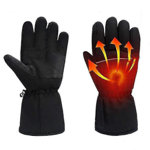 Elektrisch beheizbare Handschuhe, wasserdichte Thermohandschuhe, Touchscreen Handschuhe