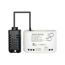 Slimme wifi-temperatuur- en vochtigheidsschakelaar, passief droog contactrelais, thermostaat, temperatuursensor