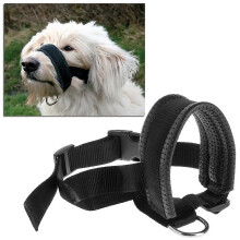 Muselire pour chien avec rembourrage confortable et boucle de verrouillage, muselire d'entra?nement rglable
