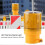 Flashing LED Warning Signal Light, Solar-Powered Strobe Alarm 2