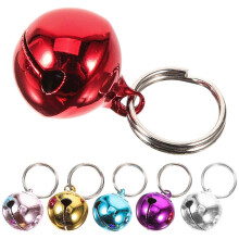 Small Stainless Steel Bells for Pet Collar Decoration 6Pcs Mixed Colors