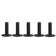 5 stuks rubberen golftees voor driving range matten, houder voor oefenmat, geschikt voor binnen en buiten (68 mm)