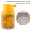 Flashing LED Warning Signal Light, Solar-Powered Strobe Alarm 5