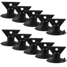 (3,20 x 3,20 x 0,50 cm, Noir) 10 outils de retrait r??utilisables pour ventouses de mini-projecteurs sur rail