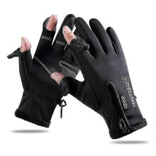 (XL, Noir B) Gants d'hiver chauds et imperm??ables, thermiques, pour ??crans tactiles.
