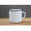 Madacha 2 Large Metal-Enamelled Mugs - White - 400 ml 4