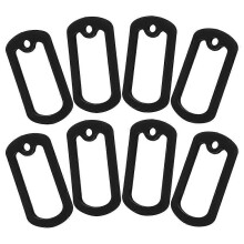 Silicone Dog Tag Protector 8Pcs Noise Reduction Covers Ideal For Swimming And Public Places Comfortable Fit