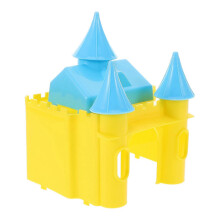 Hamster Hideout 1Pcs Yellow Plastic Hamster Shelter for Pet Use with Detachable Design