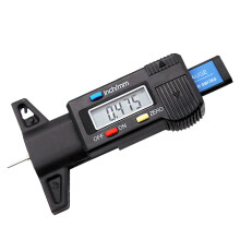 EUZUXU Digital Tire Tread Depth Meter, 0-25.4mm / 1Inch Tyre Guage, with Large LCD Display, for Cars, Vans, Trucks, Motorbikes