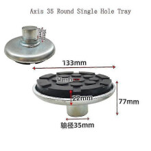 (8) Car Lift Rubber Pad Lift Tray Heightening Feet Plus High Leg Pads Solid Lift Accessories