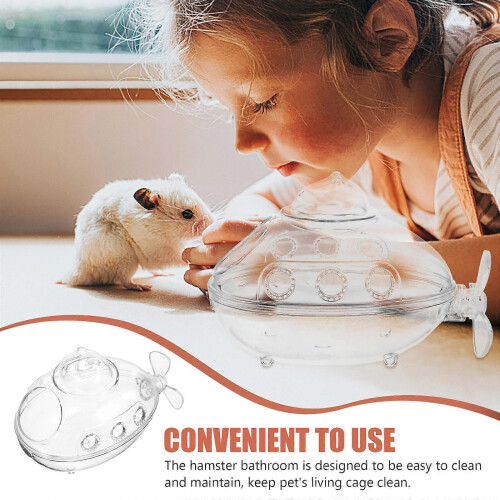 Hamster Sand Bathroom Acrylic Durable Storage Bathroom 1