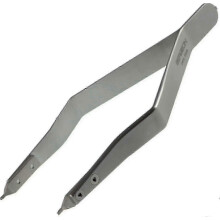Bergeon 7825 Edelstahl Uhrenarmband Verschlusszange – Silbernes professionelles Uhrenreparaturwerkzeug SZRH AS
