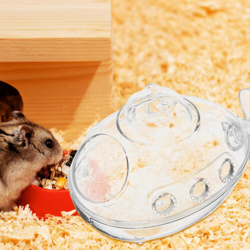 Hamster Sand Bathroom Acrylic Durable Storage Bathroom 2
