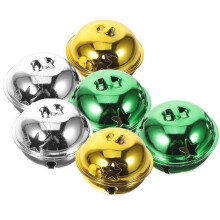 Ronde huisdierbelletjes van 5 cm, 12 stuks in diverse kleuren, identificatieaccessoire voor honden en katten, ideaal voor de feestdagen.