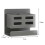 Bathroom Organizer Wall-Mounted Flush-Free Waterproof 2