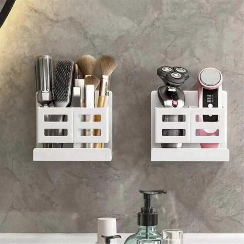 Bathroom Organizer Wall-Mounted Flush-Free Waterproof 2