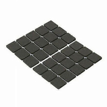 (Rond 30 pi??ces) Patins antid??rapants auto-adh??sifs en caoutchouc noir pour pieds de meubles et chaises, protection pour sols