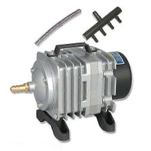 ACO-001 18W 25L/min elektromagnetische luchtpompcompressor voor aquariums, verhoogt de zuurstoftoevoer en luchtstroom, met Amerikaanse stekker.