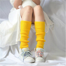 (Colour 7) Gu??tres chaudes d'hiver pour femmes, chaussettes longues tricot??es au crochet --