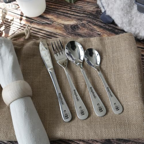 Amikado Children's Cutlery Personalised Super Hero 1