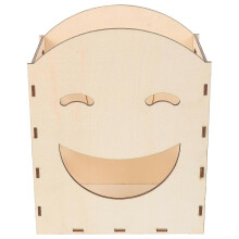 Rabbit Feeder Wooden Hay Feeder Rack for Small Animal Feeding Tool