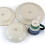 Elama Mandala Round Stoneware Multicolor Dinnerware Set, 16 Piece, Green 5