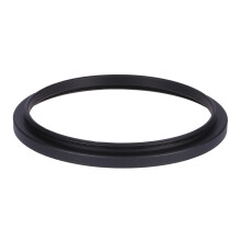 52-55 mm Step-Up-Ringe, Metall-Objektivfilterring-Adapter, Schwarz, 52-55